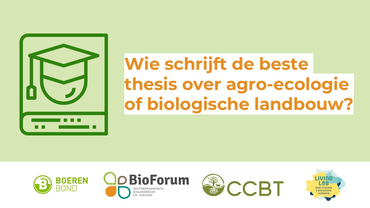 lancering thesisprijs biologische landbouw en agro-ecologie 2025