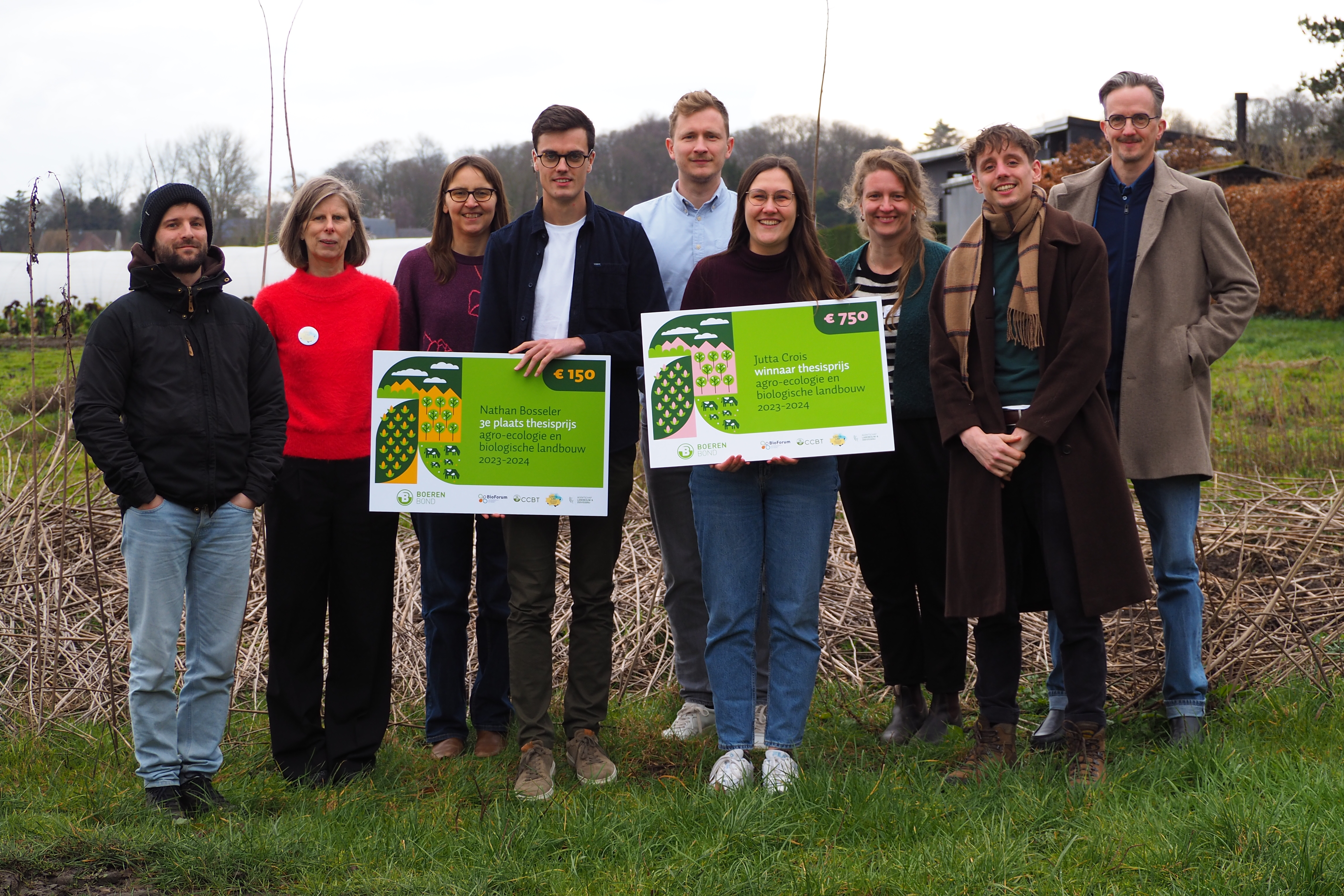 uitreiking thesisprijs agro-ecologie en biologische landbouw 2023-2024